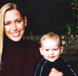With Mommy
