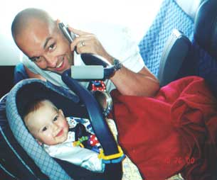 Daddy and the cell phone