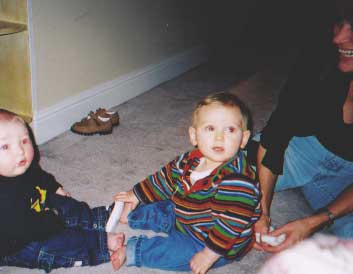 with cousin Scotty